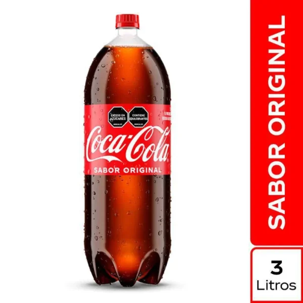 Gaseosa Coca- Cola 3 litros