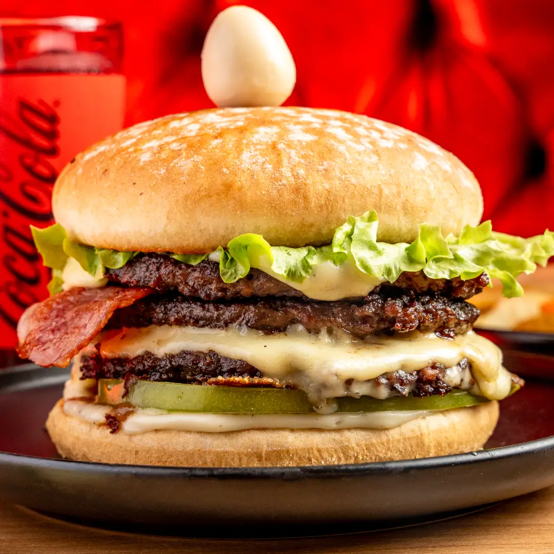 Hamburguesa triple carne