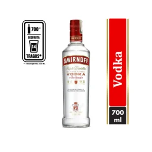 Botella de Vodka Smirnoff