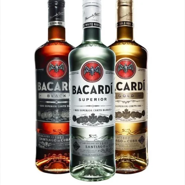 Botella de Ron Bacardí